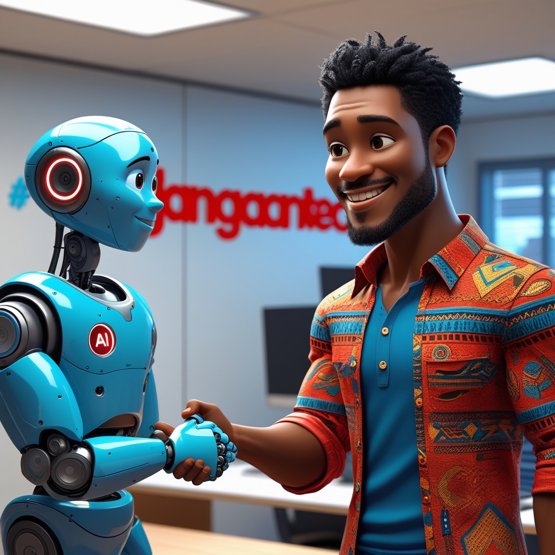 L'avenir du travail en Afrique : Comment la collaboration homme-machine avec les Agents IA va transformer les entreprises ?
